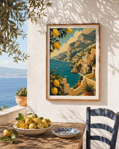 Lemon View - Framed Poster