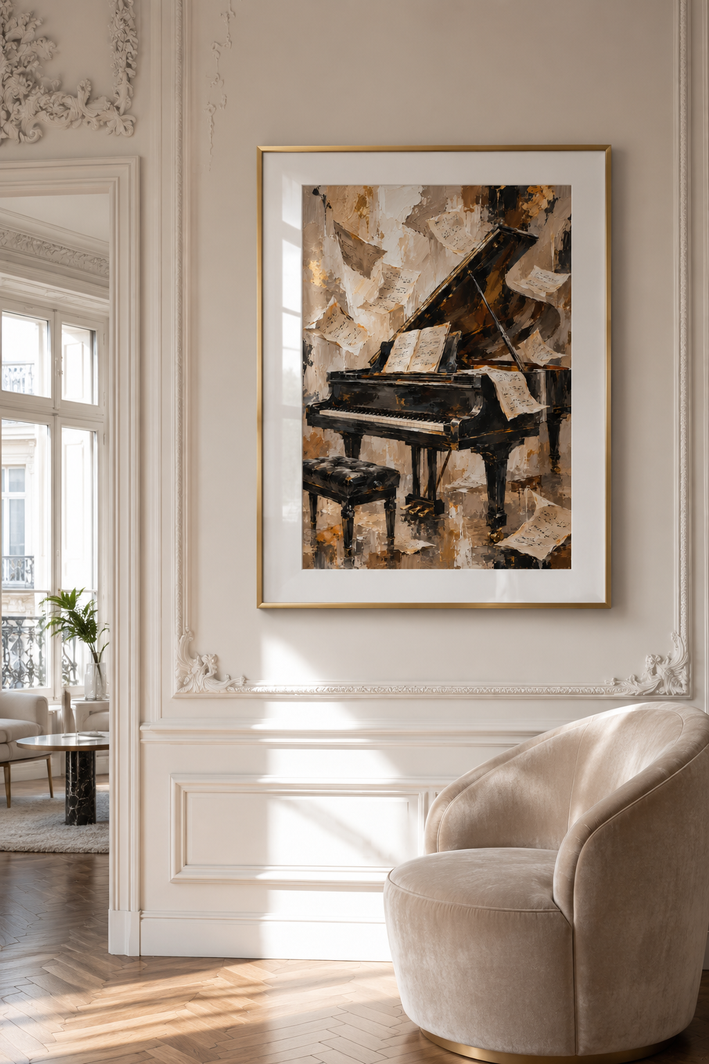 Midnight Sonata - Framed Poster
