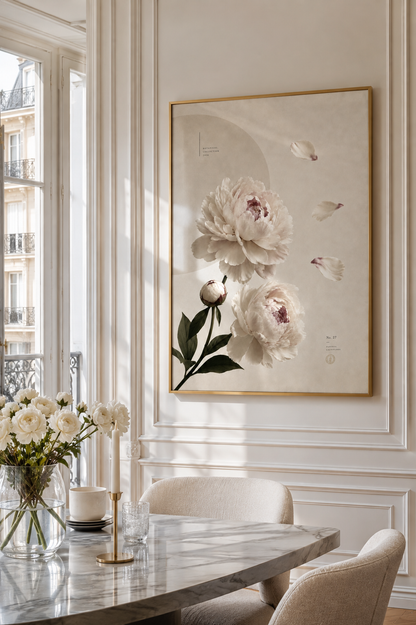 Peony - Framed Poster