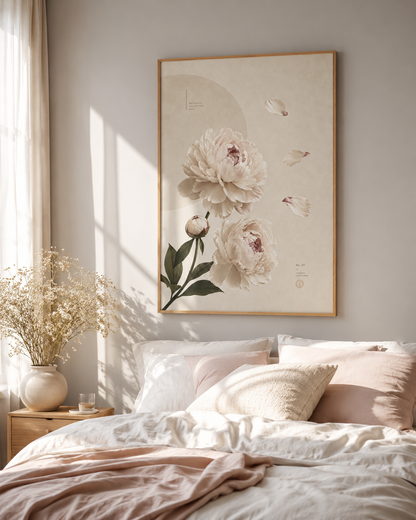 Peony - Framed Poster