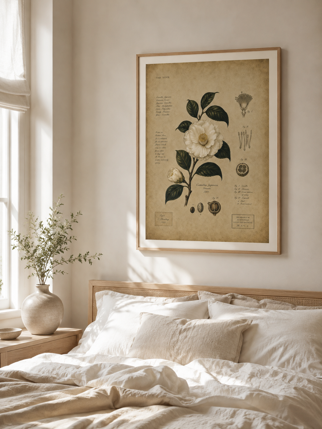 Camellia Japonica - Framed Poster