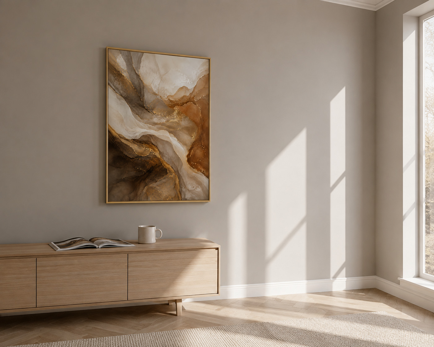 Golden Veins Poster