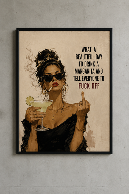 Margarita Mood Poster