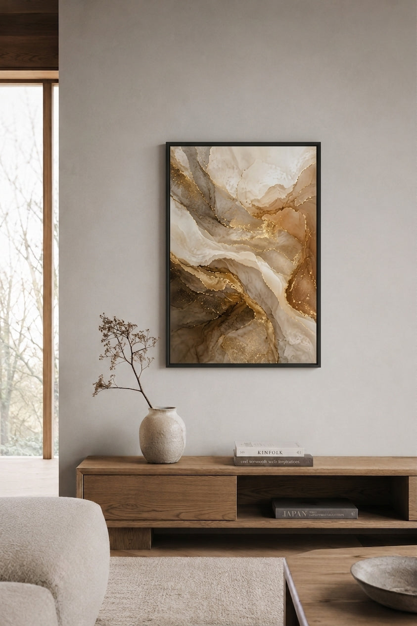 Golden Veins Poster