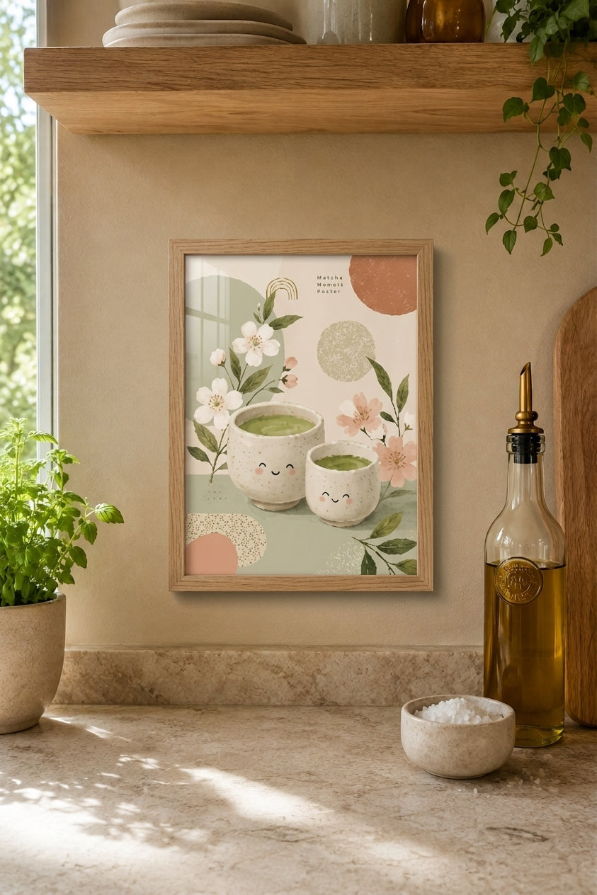 Matcha Moments - Framed Poster