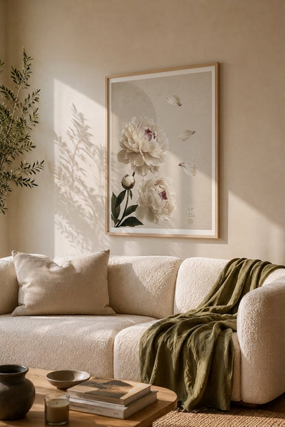 Peony - Framed Poster