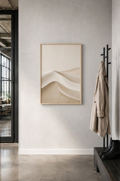 White Dunes Poster