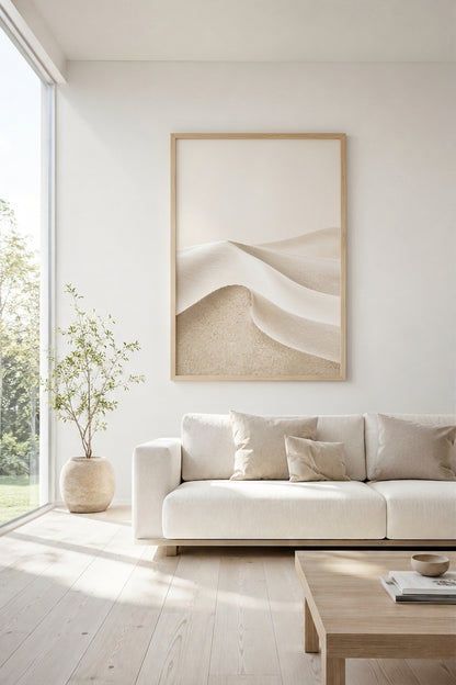 White Dunes Poster